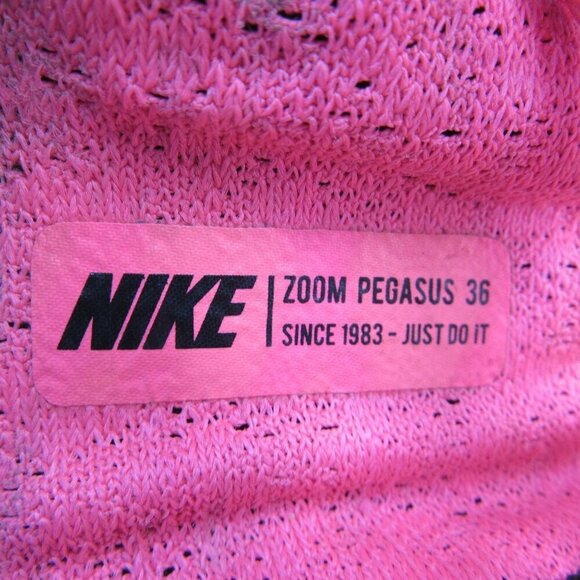 Nike Zoom Pegasus 36 Pink Sneakers Womens 8.5 Running Shoes Athletic - Picture 7 of 7